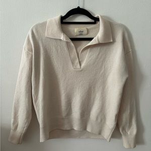 Aritzia Wilfred Free wool sweater, Cream